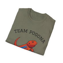 Load image into Gallery viewer, Team Pogona - A Bearded Dragon Lovers New Favorite Unisex Softstyle T-Shirt