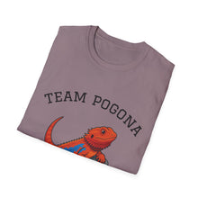 Load image into Gallery viewer, Team Pogona - A Bearded Dragon Lovers New Favorite Unisex Softstyle T-Shirt