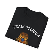 Load image into Gallery viewer, Team Tiliqua T-Shirt — Blue-Tongued Skink Lover Super Soft Tee
